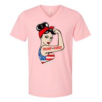 Trump Vance 2024 Vp Vice President America Election Women V-Neck T-Shirt