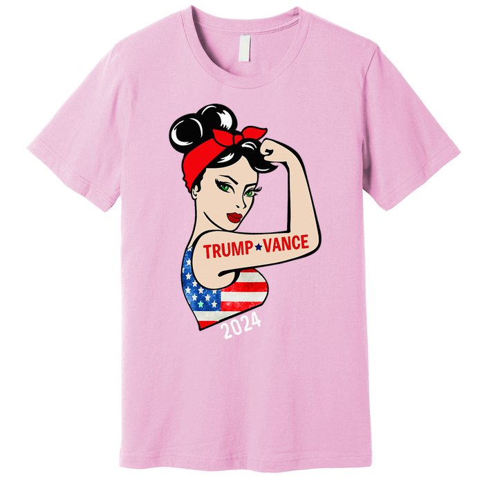 Trump Vance 2024 Vp Vice President America Election Women Premium T-Shirt