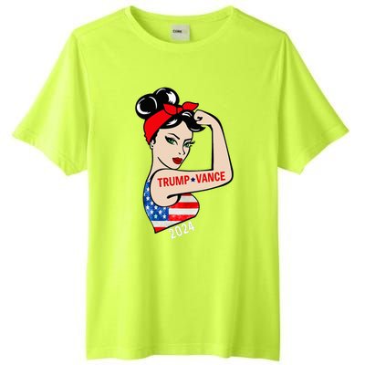 Trump Vance 2024 Vp Vice President America Election Women Tall Fusion ChromaSoft Performance T-Shirt