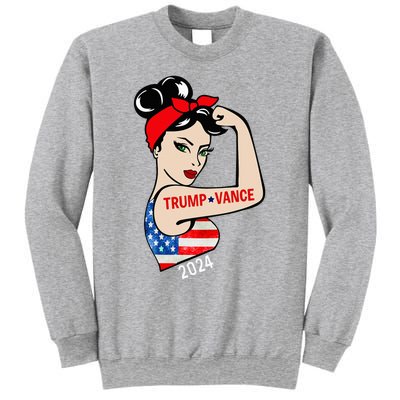 Trump Vance 2024 Vp Vice President America Election Women Sweatshirt