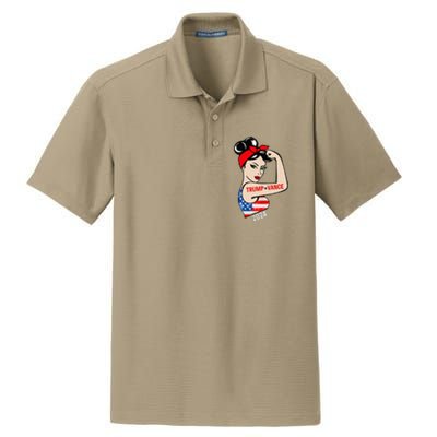 Trump Vance 2024 Vp Vice President America Election Women Dry Zone Grid Polo