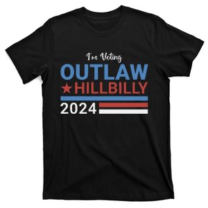 Trump Vance 2024 Outlaw Hillbilly 2024 Funny Conservative T-Shirt