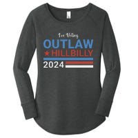 Trump Vance 2024 Outlaw Hillbilly 2024 Funny Conservative Women's Perfect Tri Tunic Long Sleeve Shirt