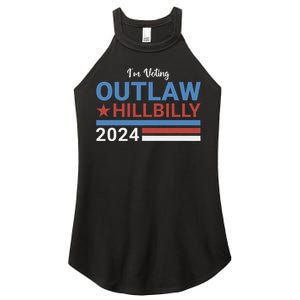 Trump Vance 2024 Outlaw Hillbilly 2024 Funny Conservative Women's Perfect Tri Rocker Tank