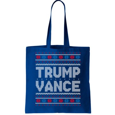 Trump Vance 2024 For President Trump Jd Vance Ugly Christmas Gift Tote Bag