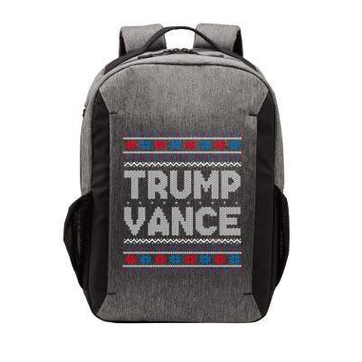 Trump Vance 2024 For President Trump Jd Vance Ugly Christmas Gift Vector Backpack