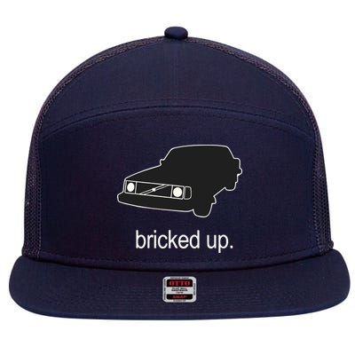 The Volvo 240 Subreddit Bricked Up Car 7 Panel Mesh Trucker Snapback Hat