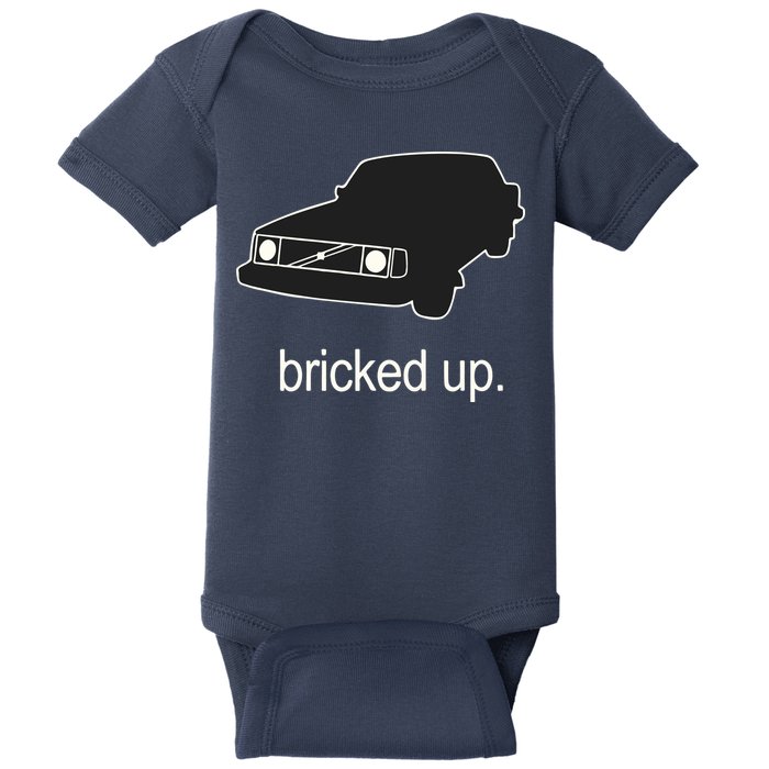 The Volvo 240 Subreddit Bricked Up Car Baby Bodysuit