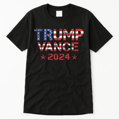 Trump Vance 2024 Vintage Patriotic Tall T-Shirt