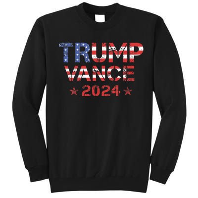 Trump Vance 2024 Vintage Patriotic Tall Sweatshirt