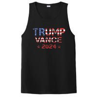 Trump Vance 2024 Vintage Patriotic PosiCharge Competitor Tank