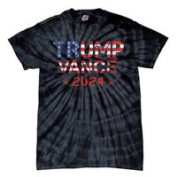 Trump Vance 2024 Vintage Patriotic Tie-Dye T-Shirt