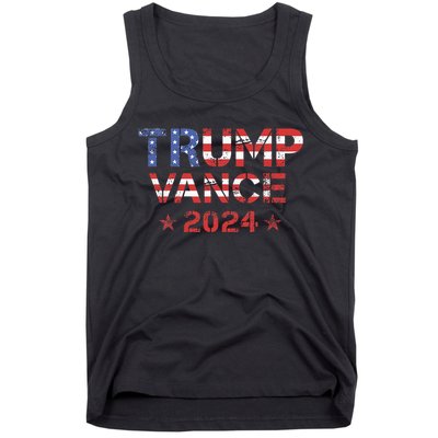 Trump Vance 2024 Vintage Patriotic Tank Top