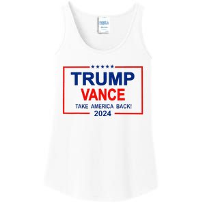 Trump Vance 2024 Strip Trump Jd Vance Take America Back Ladies Essential Tank