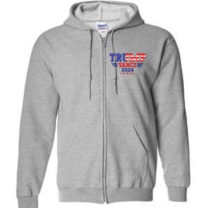 Trump Vance 2024 Vice President Vp Trump 2024 Election Full Zip Hoodie