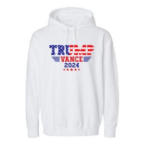 Trump Vance 2024 Vice President Vp Trump 2024 Election Garment-Dyed Fleece Hoodie