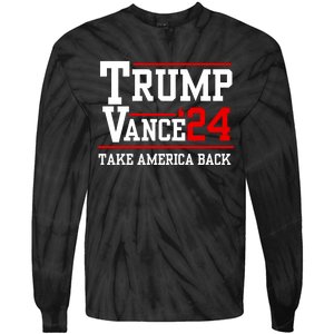 Trump Vance 2024 Vice President Trump 2024 Election Tie-Dye Long Sleeve Shirt