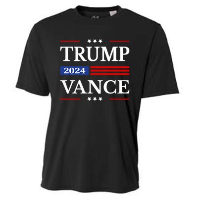 Trump Vance 2024 Election American Flag Usa Flag Donald Trump 2024 President Jd Cooling Performance Crew T-Shirt