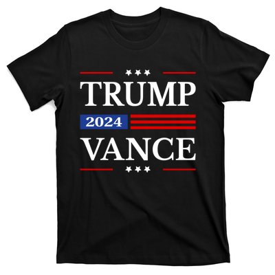 Trump Vance 2024 Election American Flag Usa Flag Donald Trump 2024 President Jd T-Shirt