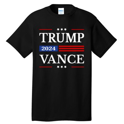 Trump Vance 2024 Election American Flag Usa Flag Donald Trump 2024 President Jd Tall T-Shirt