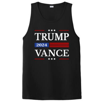 Trump Vance 2024 Election American Flag Usa Flag Donald Trump 2024 President Jd PosiCharge Competitor Tank