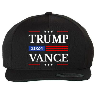 Trump Vance 2024 Election American Flag Usa Flag Donald Trump 2024 President Jd Wool Snapback Cap