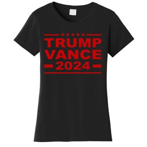 Trump Vance 2024 For President Vp Usa Election Patriotic Women's T-Shirt