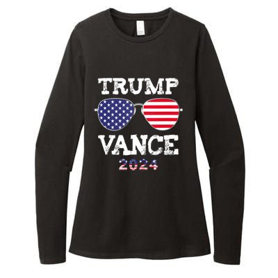 Trump Vance 2024 President Trump Supporter Suglasses Design Womens CVC Long Sleeve Shirt