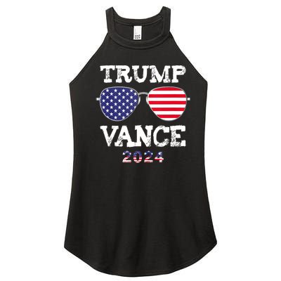 Trump Vance 2024 President Trump Supporter Suglasses Design Women’s Perfect Tri Rocker Tank