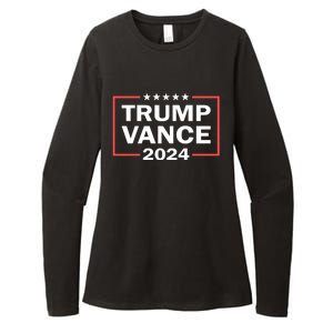 Trump Vance 2024 For President Vp Usa Election Patriotic Womens CVC Long Sleeve Shirt