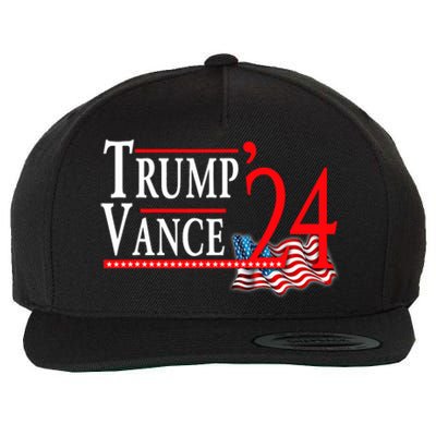 Trump Vance 2024 President Trump Supporter Pro Trump Wool Snapback Cap