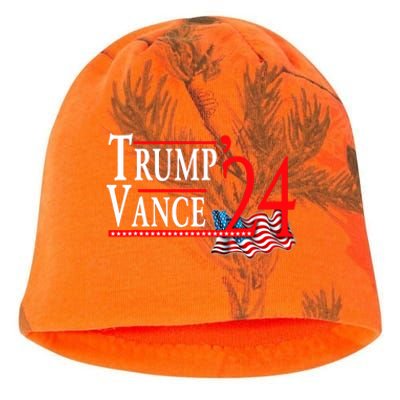 Trump Vance 2024 President Trump Supporter Pro Trump Kati - Camo Knit Beanie