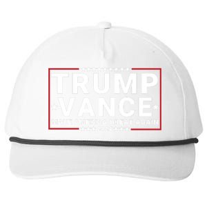 Trump Vance 2024 Republican Vp Presidential Election Snapback Five-Panel Rope Hat