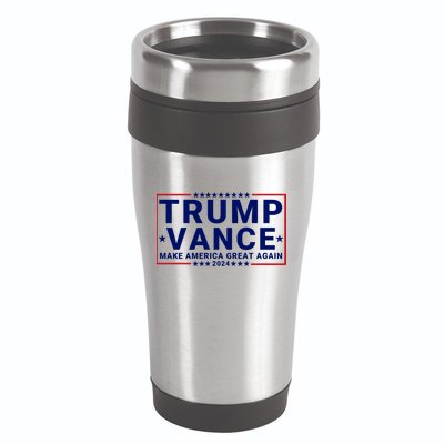 Trump Vance 2024 Republican Vp Presidential Election 16oz Travel Tumbler