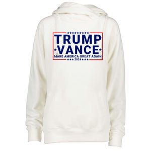 Trump Vance 2024 Republican Vp Presidential Election Womens Funnel Neck Pullover Hood