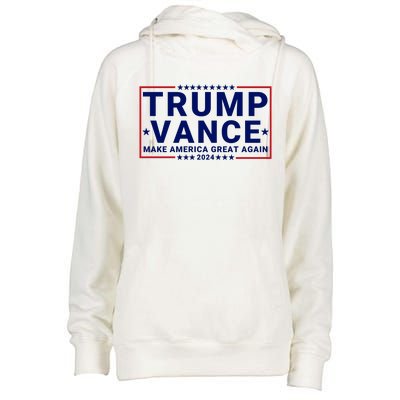 Trump Vance 2024 Republican Vp Presidential Election Womens Funnel Neck Pullover Hood