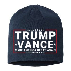 Trump Vance 2024 Republican Vp Presidential Election Sustainable Beanie