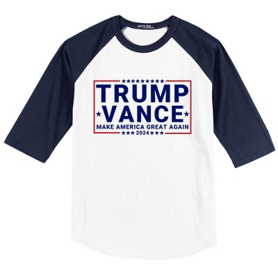 Trump Vance 2024 Republican Vp Presidential Election Baseball Sleeve Shirt