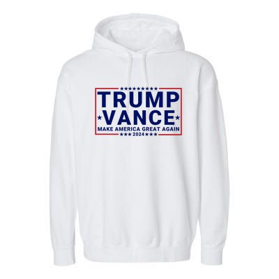 Trump Vance 2024 Republican Vp Presidential Election Garment-Dyed Fleece Hoodie