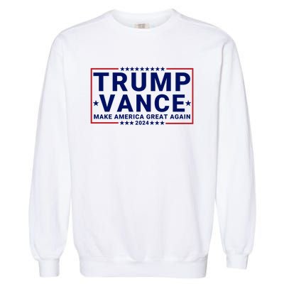 Trump Vance 2024 Republican Vp Presidential Election Garment-Dyed Sweatshirt