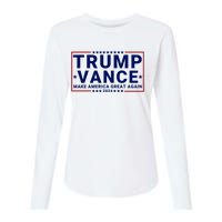 Trump Vance 2024 Republican Vp Presidential Election Womens Cotton Relaxed Long Sleeve T-Shirt