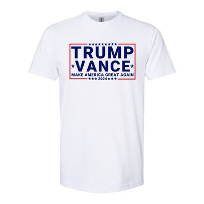 Trump Vance 2024 Republican Vp Presidential Election Softstyle® CVC T-Shirt