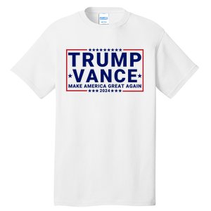 Trump Vance 2024 Republican Vp Presidential Election Tall T-Shirt