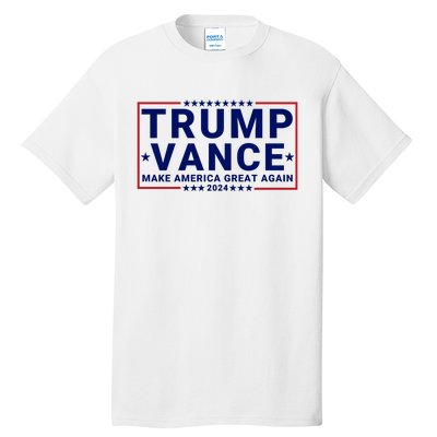 Trump Vance 2024 Republican Vp Presidential Election Tall T-Shirt