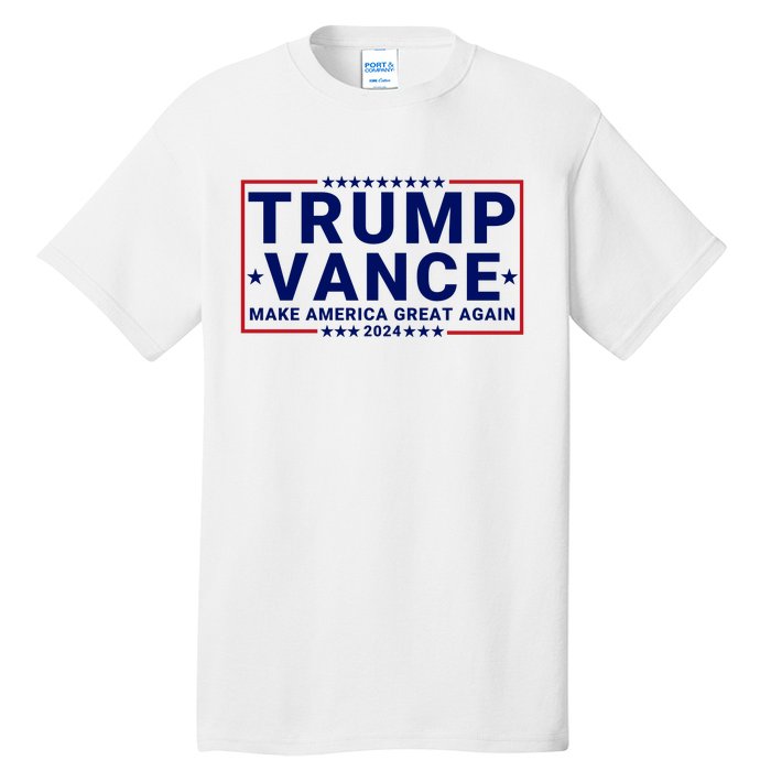 Trump Vance 2024 Republican Vp Presidential Election Tall T-Shirt