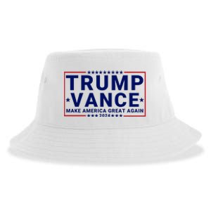 Trump Vance 2024 Republican Vp Presidential Election Sustainable Bucket Hat