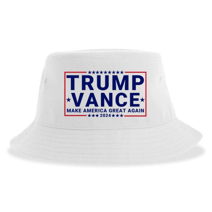 Trump Vance 2024 Republican Vp Presidential Election Sustainable Bucket Hat