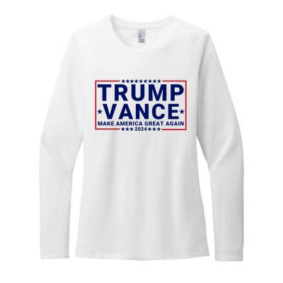 Trump Vance 2024 Republican Vp Presidential Election Womens CVC Long Sleeve Shirt