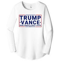 Trump Vance 2024 Republican Vp Presidential Election Women's Perfect Tri Tunic Long Sleeve Shirt