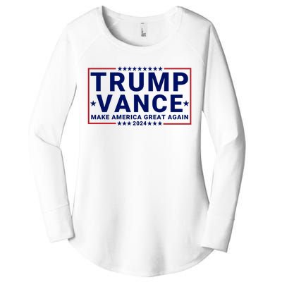 Trump Vance 2024 Republican Vp Presidential Election Women's Perfect Tri Tunic Long Sleeve Shirt